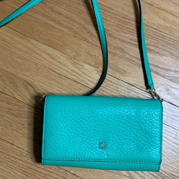 Kate Spade turquoise clutch - Picture 12 of 12